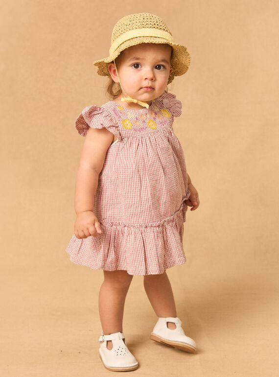 Rose wood DRESS MANINON / 25E1BFK2ROB312