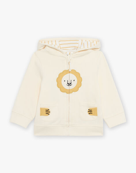 Yellow fleece hoodie FAALEX / 23E1BG81JGH114