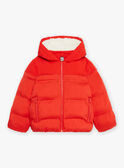 Red down jacket with hood GYREDAGE / 23H3PG51D3EF518