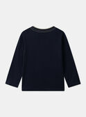 Navy TEE SHIRT LS LUSOAGE / 24H3PGM3TML070