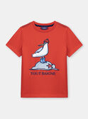 Seagull Print Jersey T-shirt KETCHAGE / 24E3PG42TMCF524