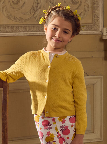 Yellow CARDIGAN MLACARETTE / 25E2PFK1CAR010