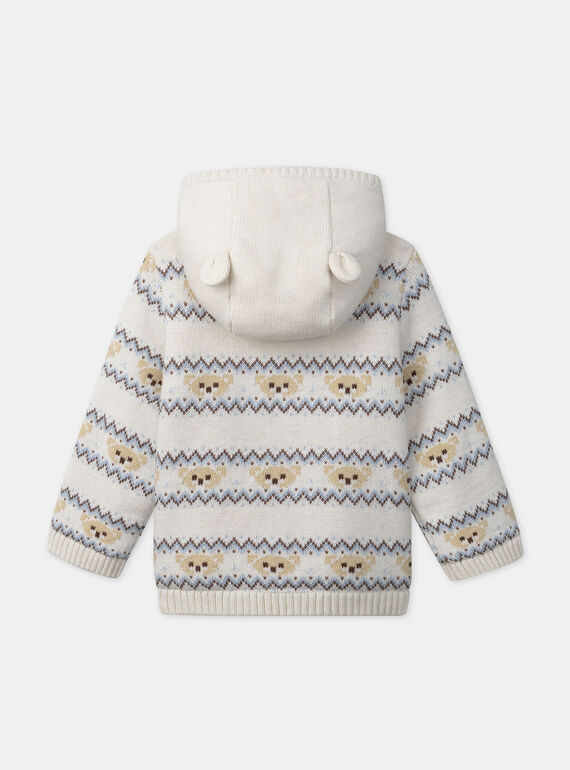 Heather beige KIDS CARDIGAN LAUSAMA / 24H1BGS1GILA011