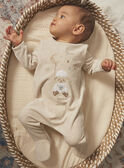 Beige velvet onesie GEJEAN / 23H5BG16GREA011