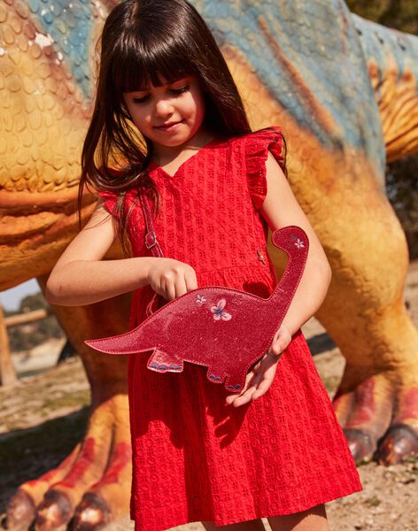 Red embroidered dress child girl CAIRIETTE / 22E2PFP1ROB050