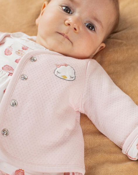 Baby Girl Pink Reversible Jacket DOLLY / 22H0CFH1VES307