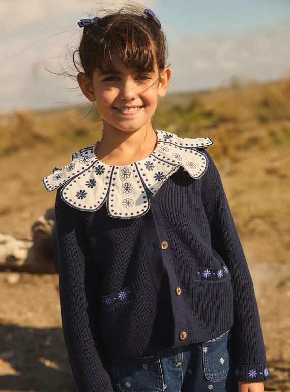Navy CARDIGAN MERLETTE / 25E2PF81CARC214