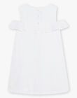 White dress child girl CYCLIMETTE / 22E2PF32ROB000