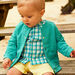 baby boy turquoise vest