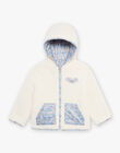 Reversible blue hooded jacket DRIPOETTE 3 / 22H2PFV2CAP009