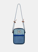Blue shoulder bag KROSACAGE / 24E4PGE1BESC200
