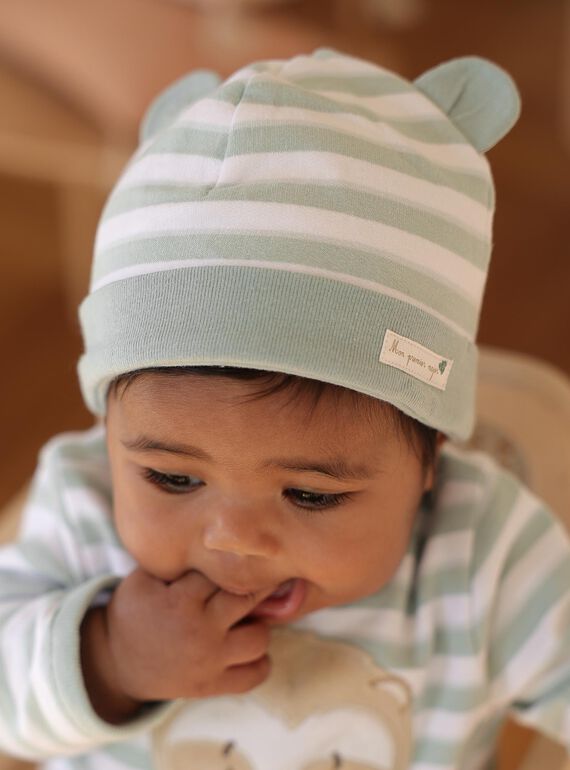 Off white beanie with 3D animation ears FONG / 23E0AG71BNA629