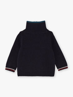 Baby Boy Navy Sweater BAJACQUES / 21H1BG91PUL715