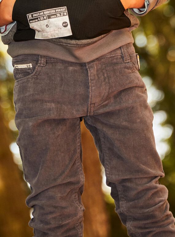 Grey slim pants DUSLIMAGE / 22H3PGZ2PANJ908