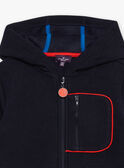 Dark blue hooded vest GOSKATAGE / 23H3PGD2GIL070