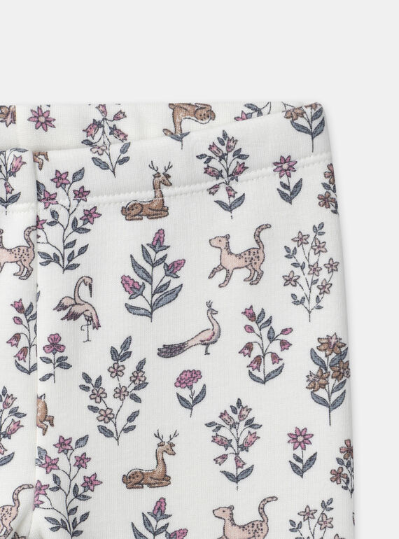 Off white LEGGINGS (bottom) NAROMANE / 25H1BFV1LG009