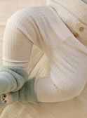 Off white sweater and beige legging set FODEL / 23E0CG73ENS629