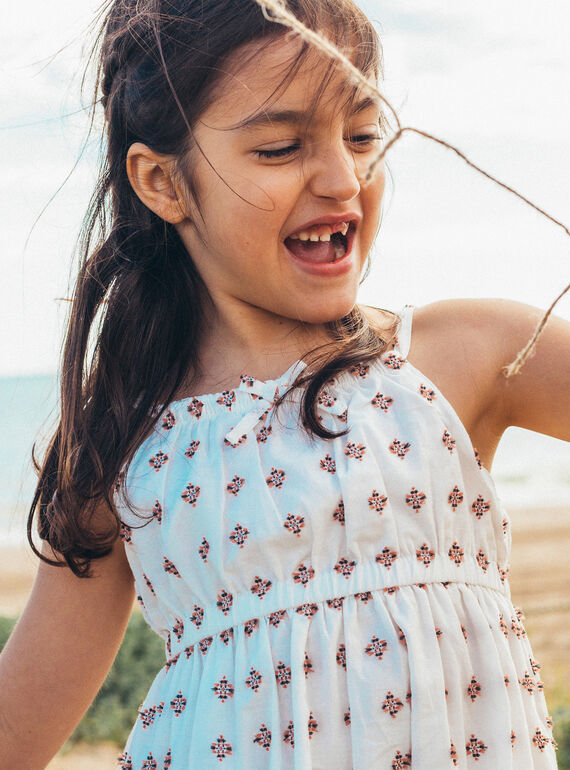 Off white SUNBATHING DRESS MRABROETTE / 25E2PFR2RBS001