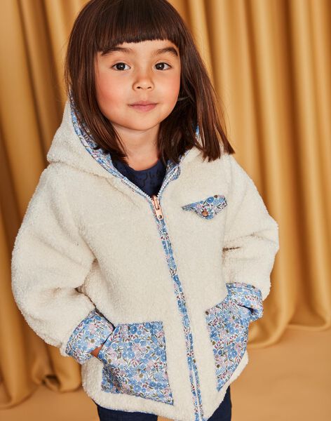 Reversible blue hooded jacket DRIPOETTE 3 / 22H2PFV2CAP009