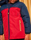Blue and red hooded coat DEGOTAGE / 22H3PGN2PARC205