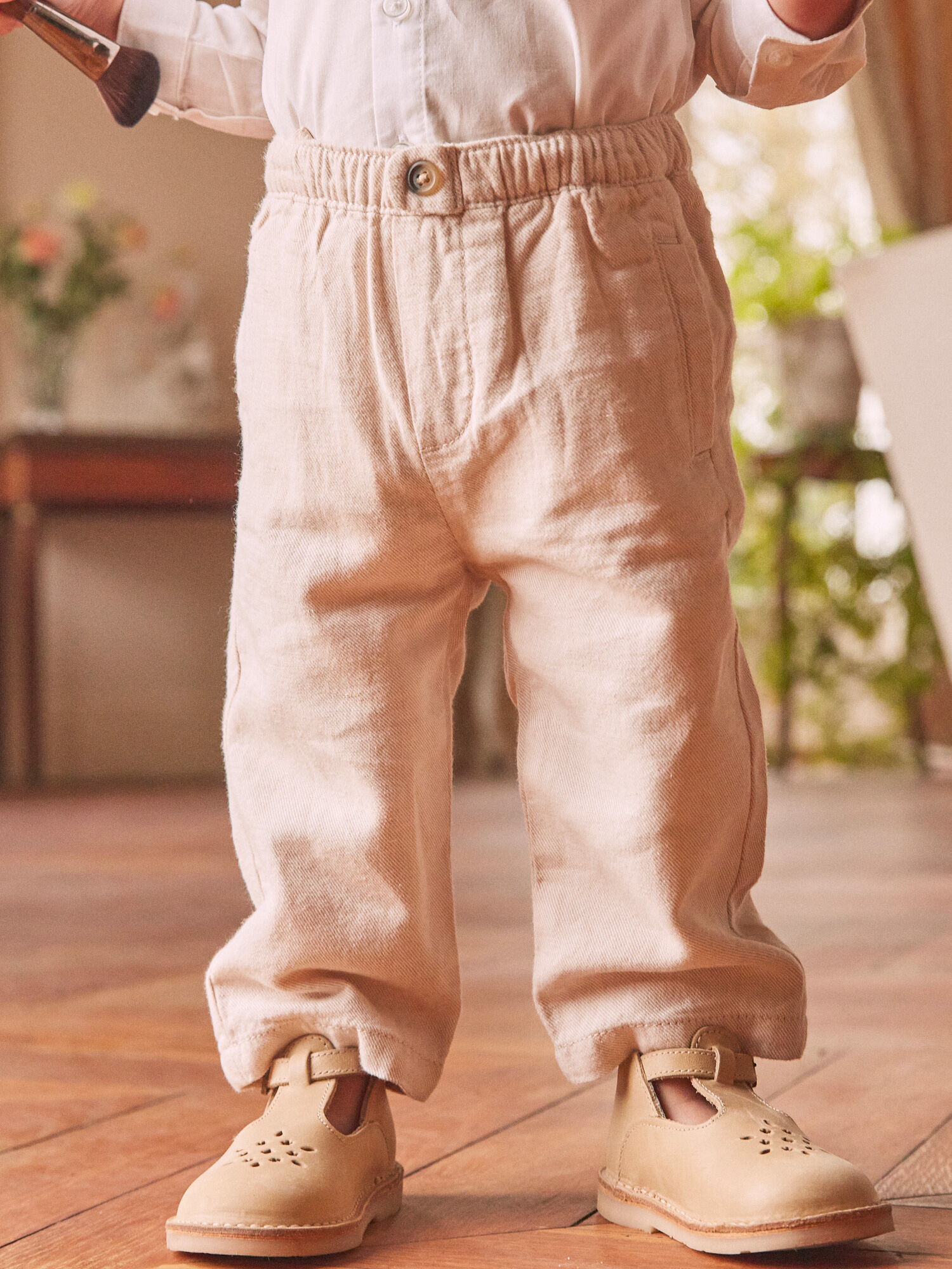 Brunello Cucinelli Kids Linen Striped Trousers (4-12+ Years) | Harrods IE