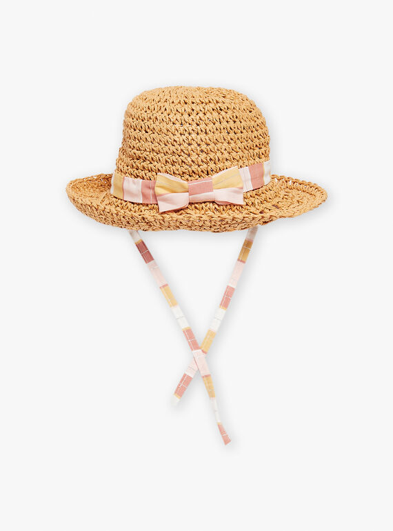 Natural straw hat FAURIKA / 23E4BFP1CHA009