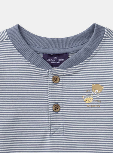 Off white TEE SHIRT LS NAOLISTER / 25H1BGW2TML009