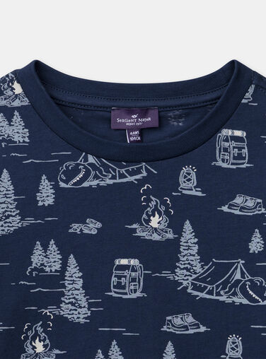 Brown TEE SHIRT LS NLEOPAGE / 25H3PGT3TMLI811