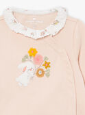 Light pink top and pants set LORAINE / 24H0NF25ENSD322