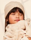 Beige knit cap FRABONETTE / 23E4PF51BON808