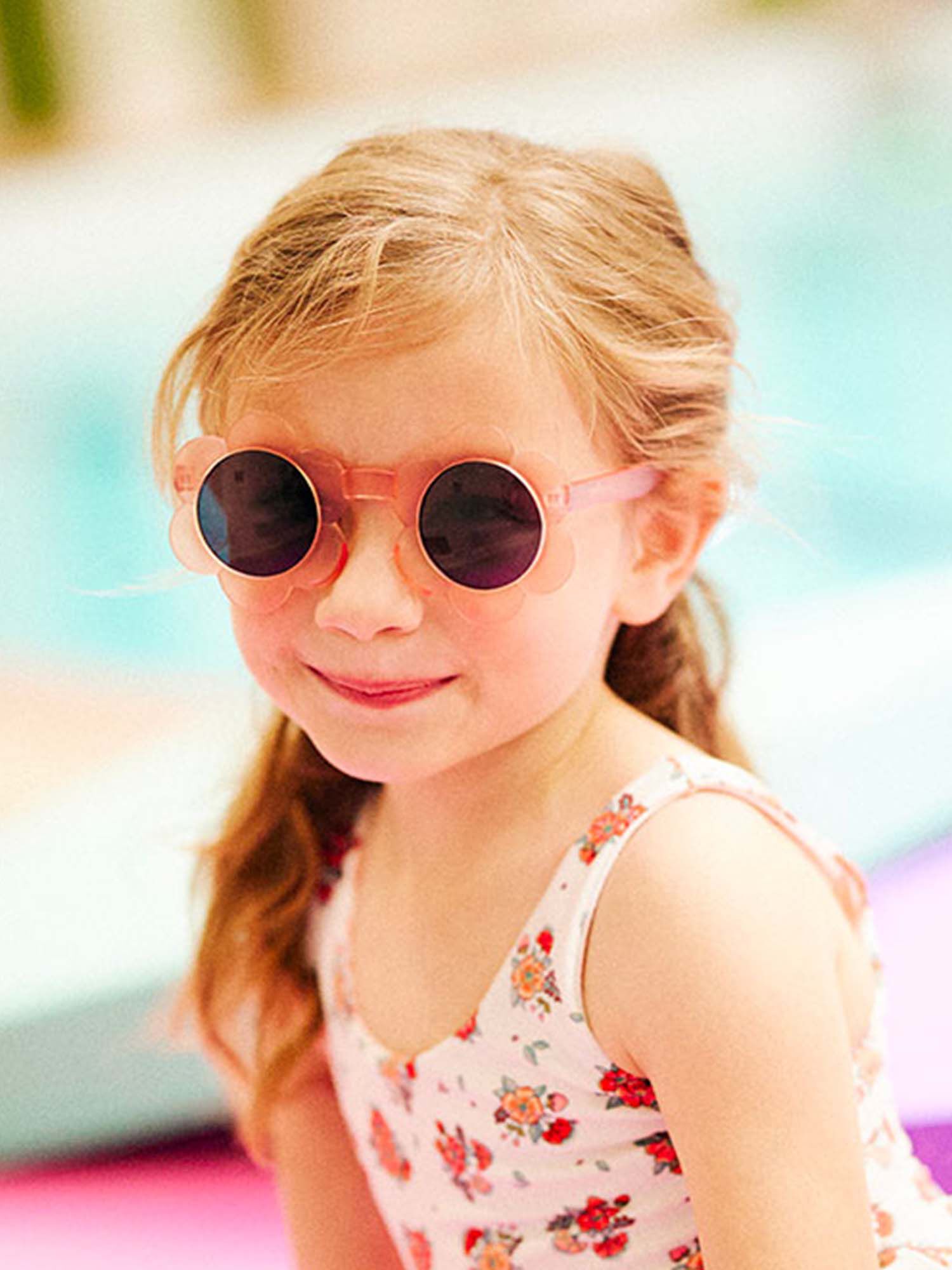 Girl goggles store image