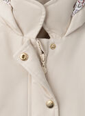 Light beige RAINCOAT NINOLETTE / 25H2PFE2IMP801