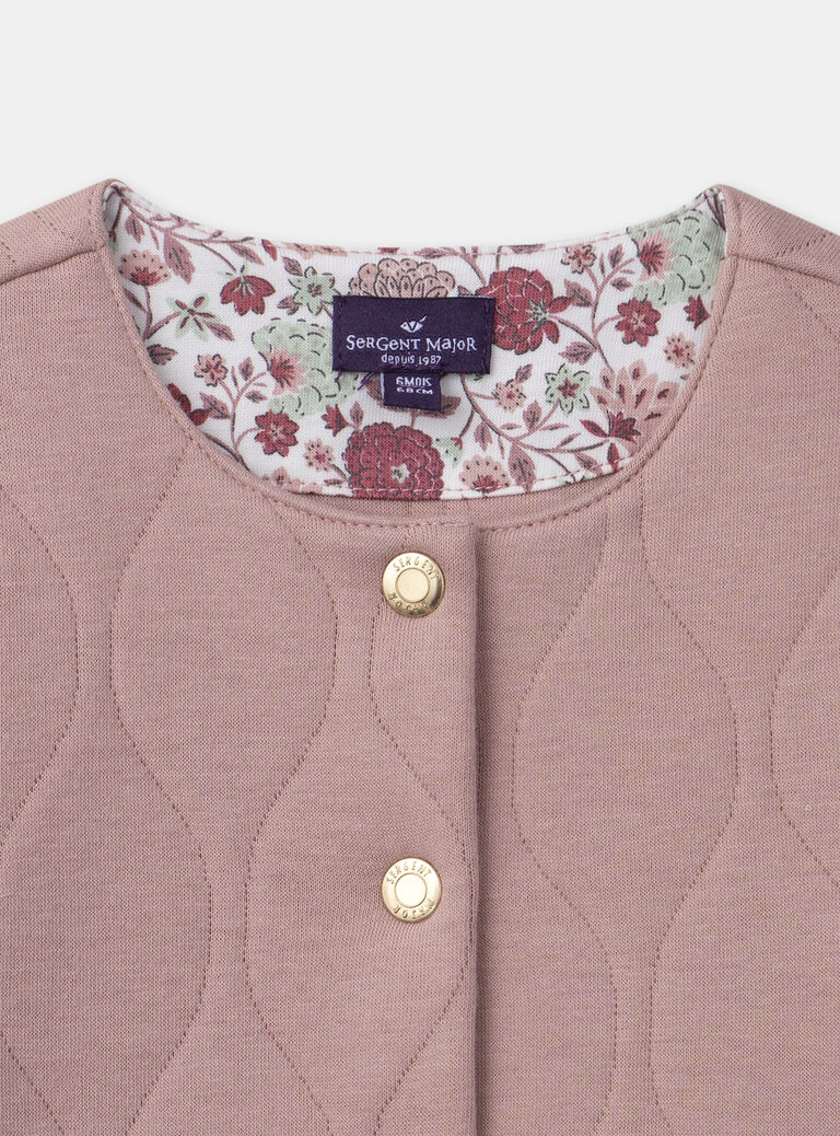 Old rose CARDIGAN NAEVELINE / 25H1BFL1CAR303