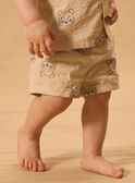 Light beige SHORTS MAYANIS / 25E1BGR1SHO806
