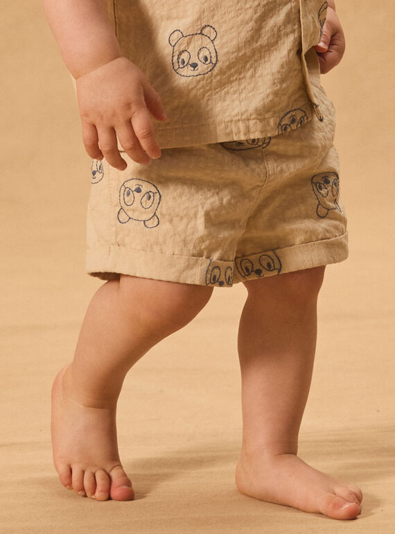 Light beige SHORTS MAYANIS / 25E1BGR1SHO806
