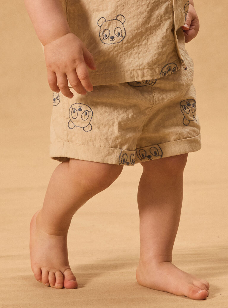 Light beige SHORTS Light beige SHORTS MAYANIS / 25E1BGR1SHO806