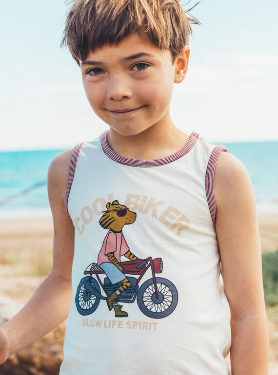 Ivory TANK TOP MRARIBAGE / 25E3PGR1DEB005