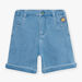 Child boy's light denim Bermuda shorts