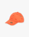 Child boy red cap with car embroidery COCAPAGE / 22E4PGM2CHA506