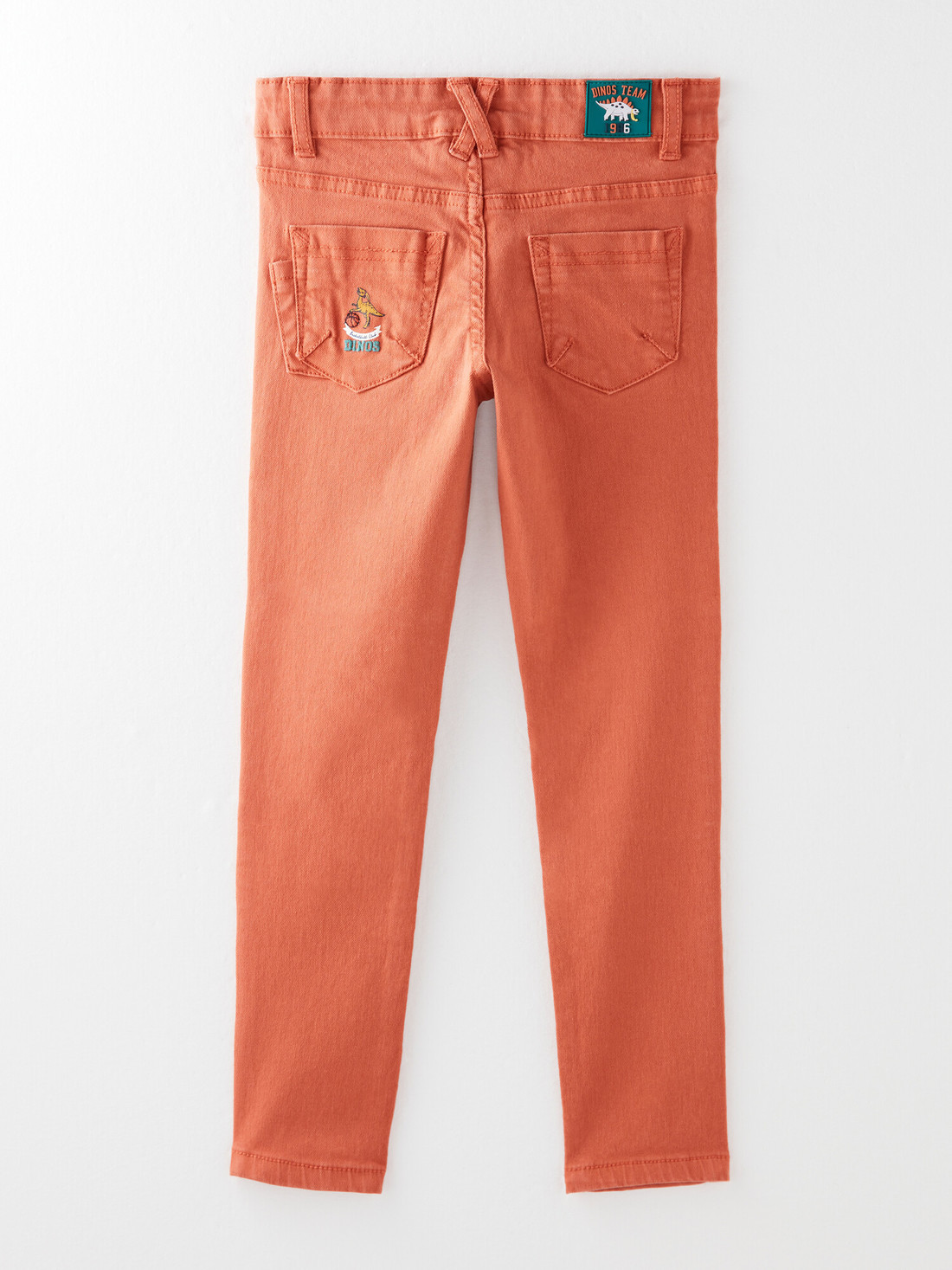 dark orange trousers