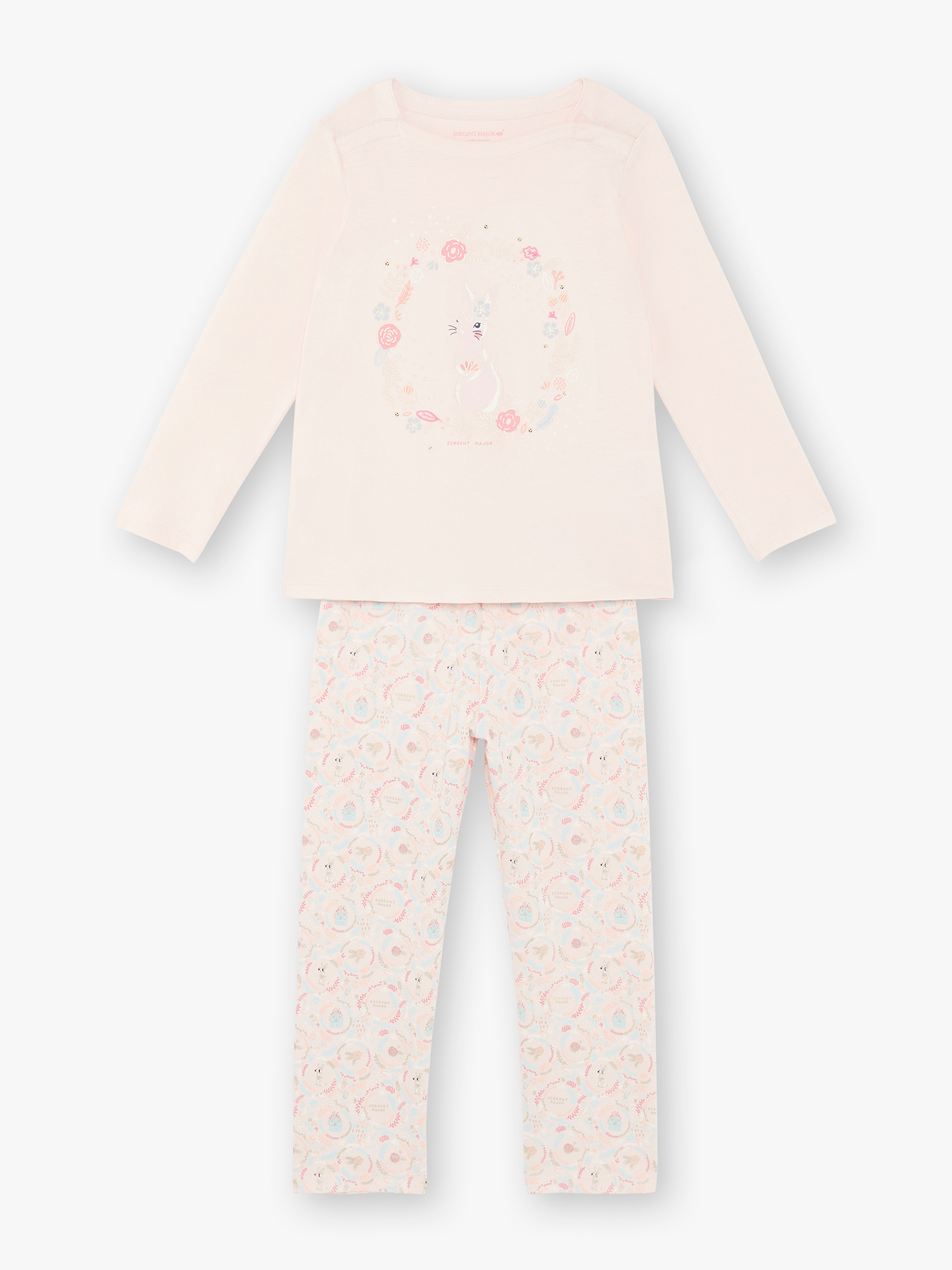 Pink pyjama child girl : buy online - Pajamas | Sergent Major ...