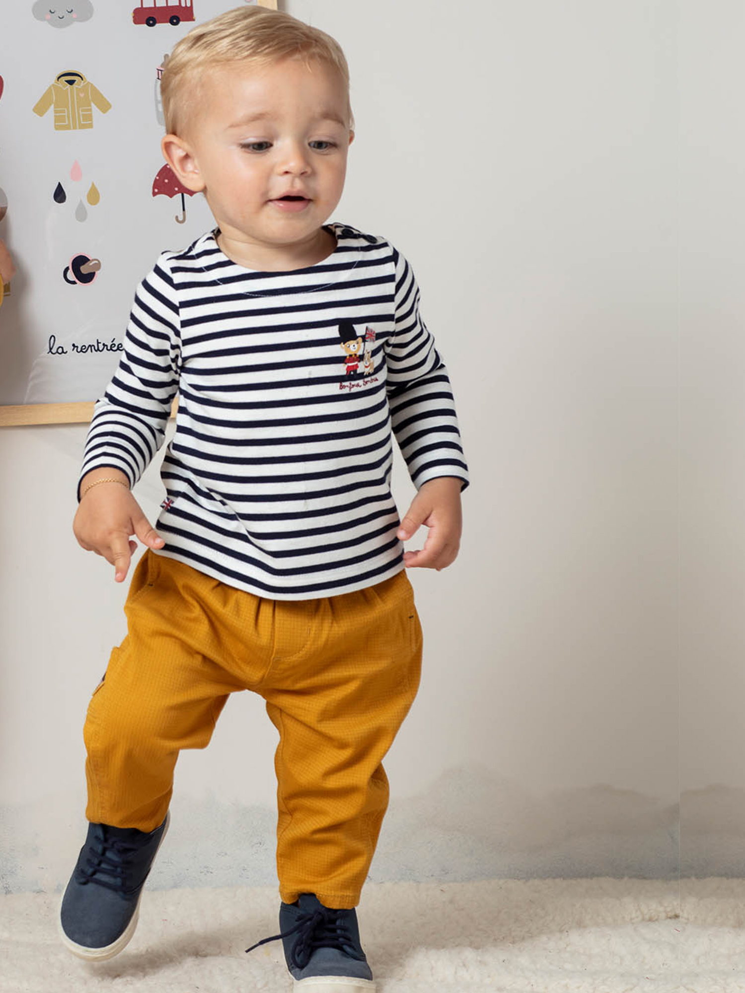 baby boy yellow pants