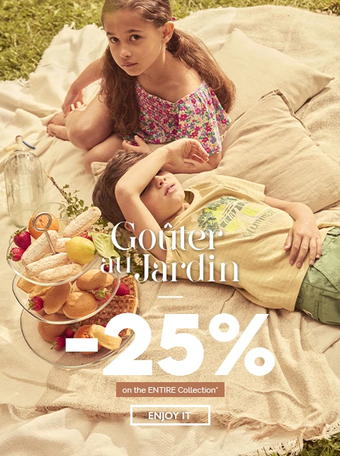 Sergent Major : -25% on the ENTIRE Collection* gouter au jardin