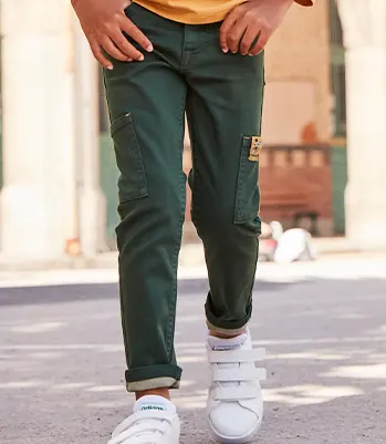 Green denim pants – 18,19€
